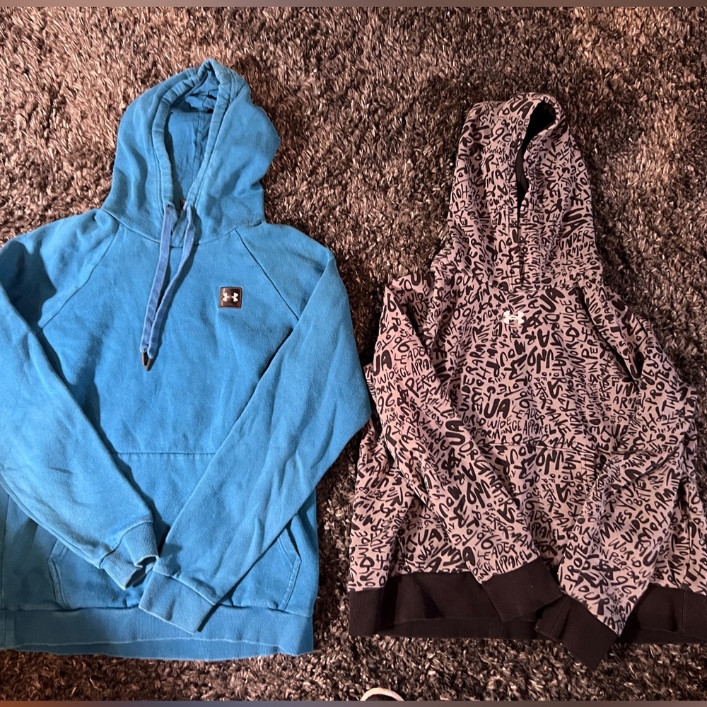 Two small under armor hoodies